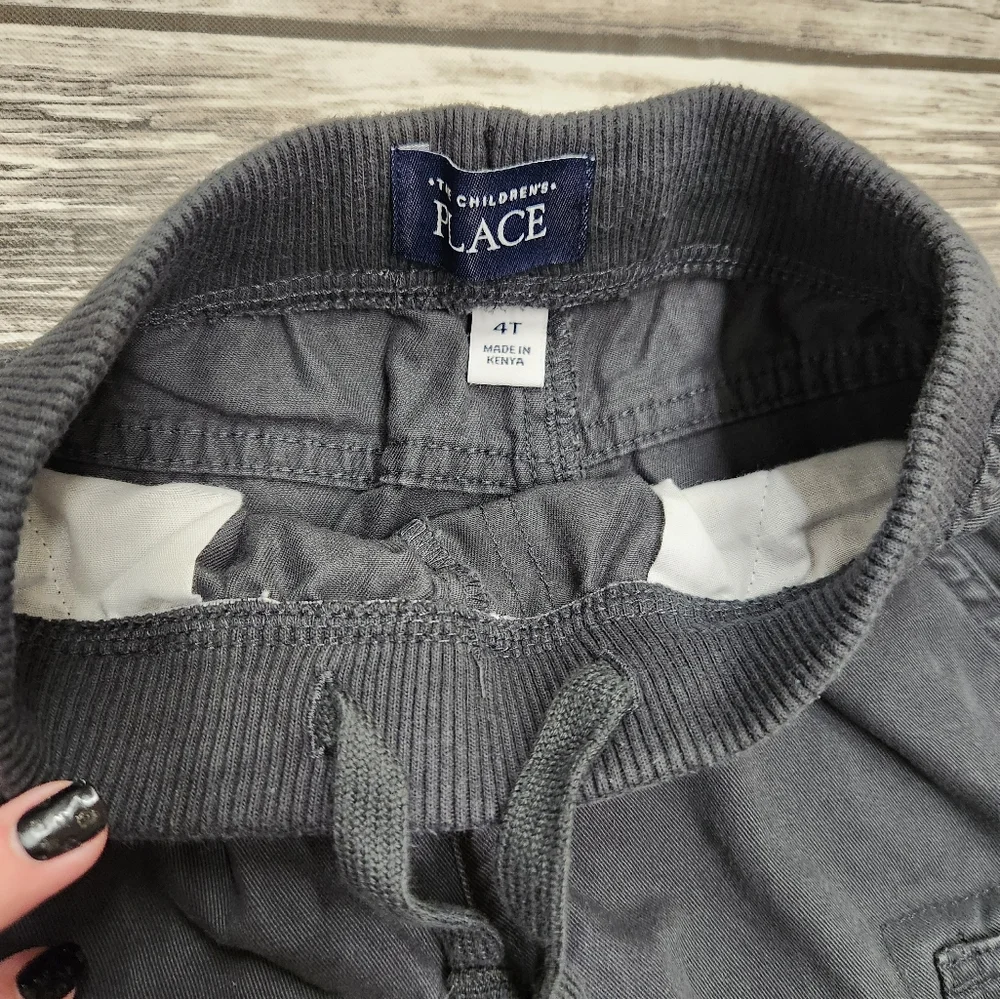 Childrens place 2 pair of pull on cargo pants